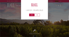 Desktop Screenshot of hallwines.com